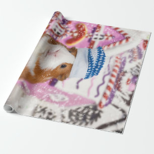 Guinea Pig  Merry Christmas Guinea Pig Gift Lovers Wrapping Paper