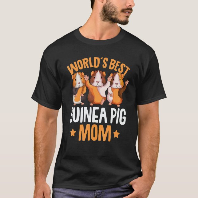 Guinea Pig Mom Girls Women T-Shirt (Front)