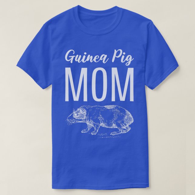 Guinea Pig Mom Zoologist Premium  T-Shirt (Design Front)