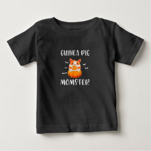 Guinea Pig Momster Pumpkin Monster Funny Halloween Baby T-Shirt
