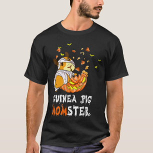 Guinea Pig Momster Pumpkin Monster Funny Halloween T-Shirt