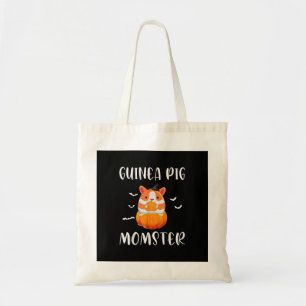 Guinea Pig Momster Pumpkin Monster Funny Halloween Tote Bag