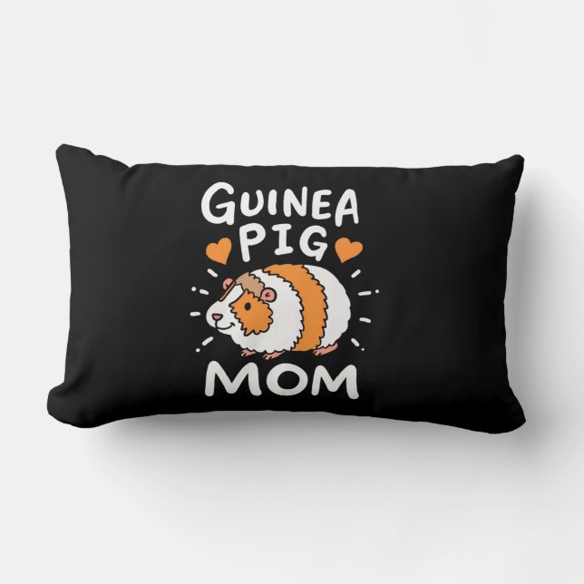 Guinea Pig Mother Lumbar Cushion (Front)