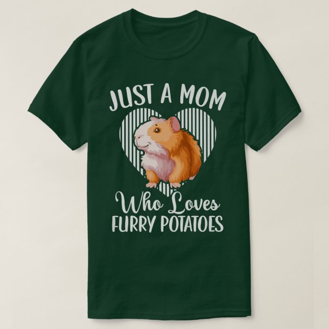 Guinea Pig Mum Cute Cavy  T-Shirt (Design Front)