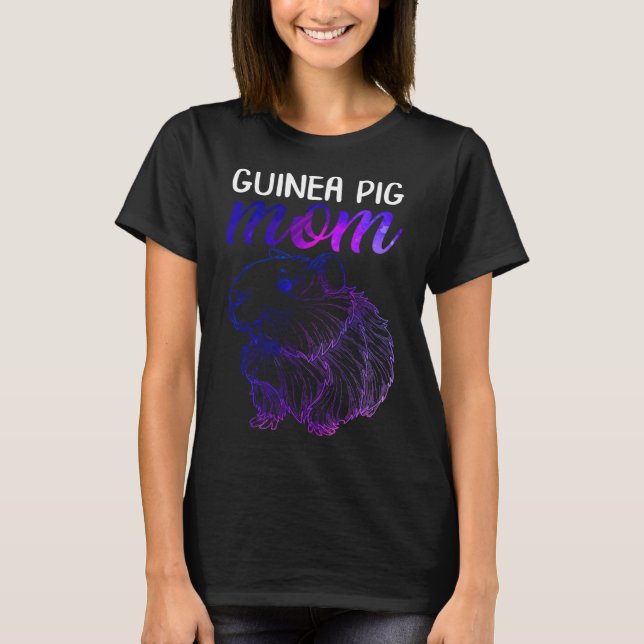 Guinea Pig Mum Cute Furry Potato Cavy Guinea Mum M T-Shirt (Front)