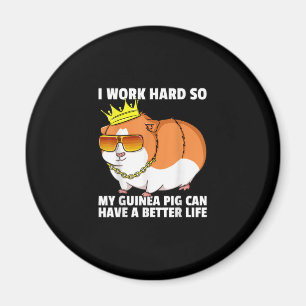 Guinea Pig Mum Dad Piggies Costume Owner Cute Magnet