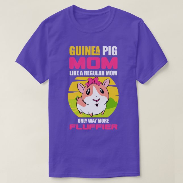 Guinea Pig Mum Fluffier 1 T-Shirt (Design Front)