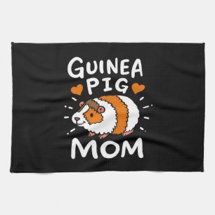 Guinea Pig Mum Funny Mother Day Cute Pet Tea Towel