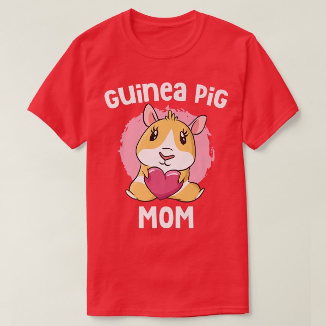 Guinea Pig Mum Funny Mother's Day  T-Shirt (Design Front)