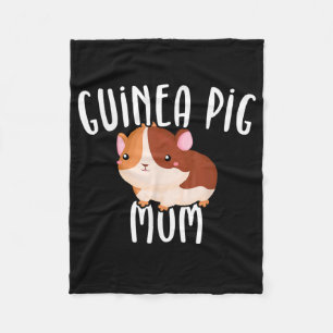 Guinea Pig Mum Guinea Pig Lovers Gift Guinea Pig Fleece Blanket
