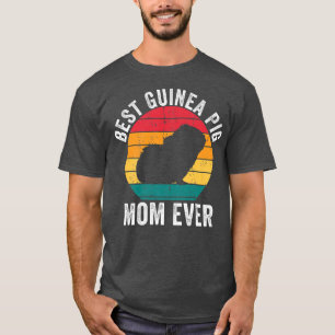 Guinea Pig Mum Mama Vintage Funny Guinea Pig Lover T-Shirt