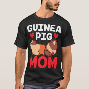Guinea Pig Mum Pet Animal Lover Cute Premium  T-Shirt