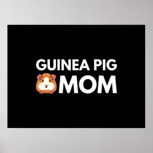 Guinea Pig Mum Poster
