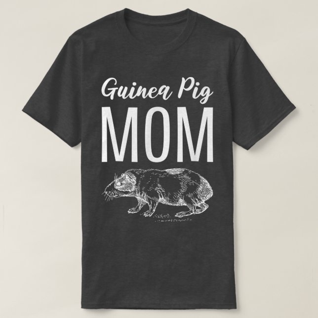 Guinea Pig Mum Zoologist  T-Shirt (Design Front)