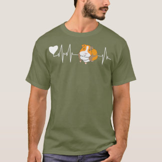 Guinea Pig My Heartbeat Is A Hamster T-Shirt