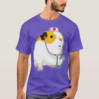 Guinea pig Nurse Stethoscopes T-Shirt