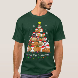 Guinea Pig Ornament Christmas Tree Funny Christmas T-Shirt