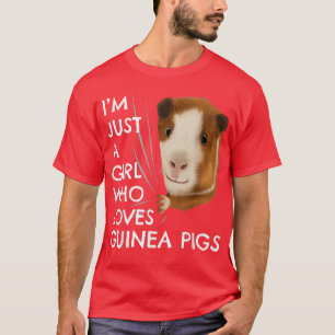 Guinea Pig Outfit Women's Girls Gift Guinea Pig  T-Shirt