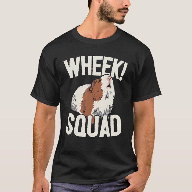 Guinea Pig Owner   Wheek Squad   Guinea Pig T-Shirt (Front)
