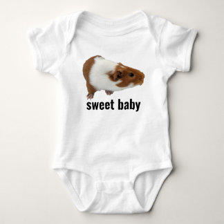 Guinea pig photo sweet baby bodysuit