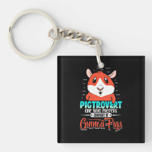 Guinea Pig Pigtrovert One Who Prefers Key Ring