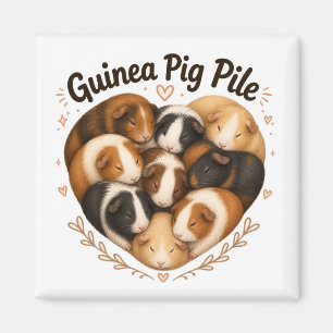 Guinea Pig Pile Magnet