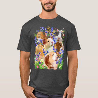 Guinea Pig Plant Flowers Spring Lover T-Shirt