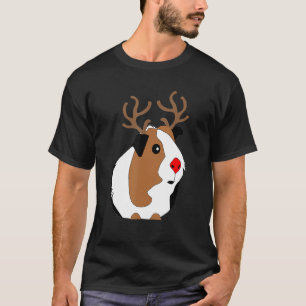 Guinea Pig Reindeer Christmas Costume Matching Fam T-Shirt