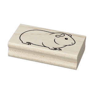 Guinea pig rubber stamp