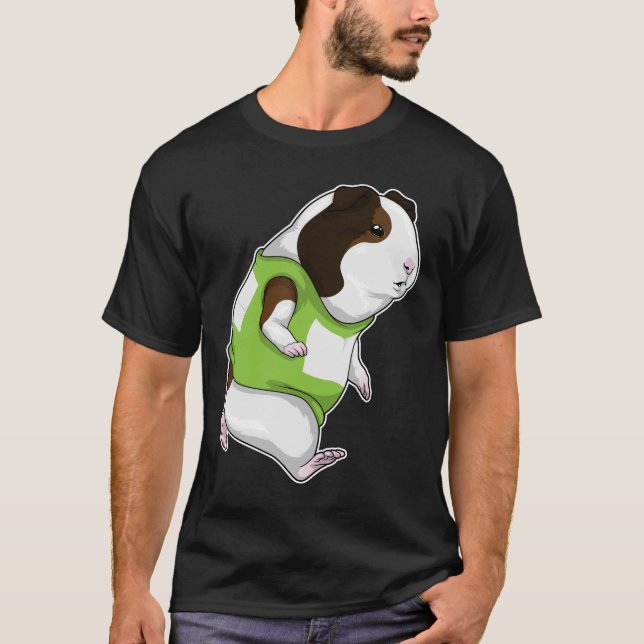Guinea pig Runner Running Sports T-Shirt (Front)
