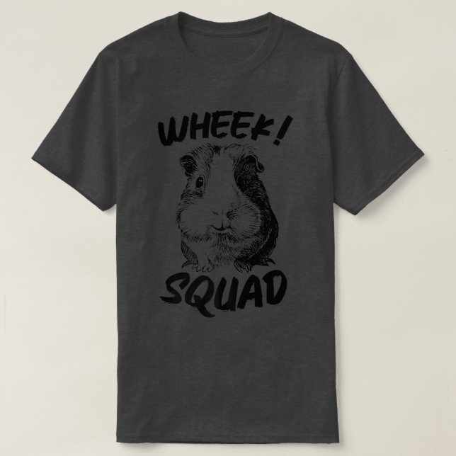 Guinea Pig S Wheek Squad Cute Funny Guinea Pig Pre T-Shirt (Design Front)