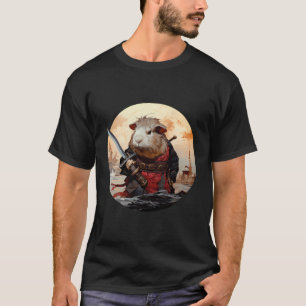 Guinea Pig Samurai Funny Pet Katana T-Shirt