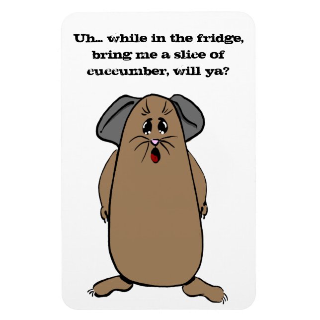 Guinea Pig Sayings Magnet (Vertical)