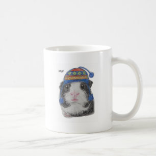 GUINEA PIG SHERPA HAT COFFEE MUG