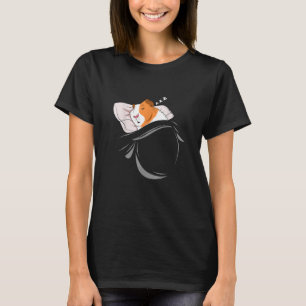 Guinea Pig Sleeping Cavy Nap Pjs Outfit Gift Guine T-Shirt
