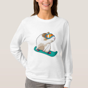 Guinea pig Snowboarder Snowboard T-Shirt