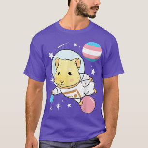 Guinea Pig Space Trans Pride  T-Shirt