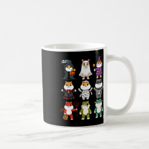 Guinea Pig Spooky Ghost Horror Pumpkin Guinea Pig  Coffee Mug