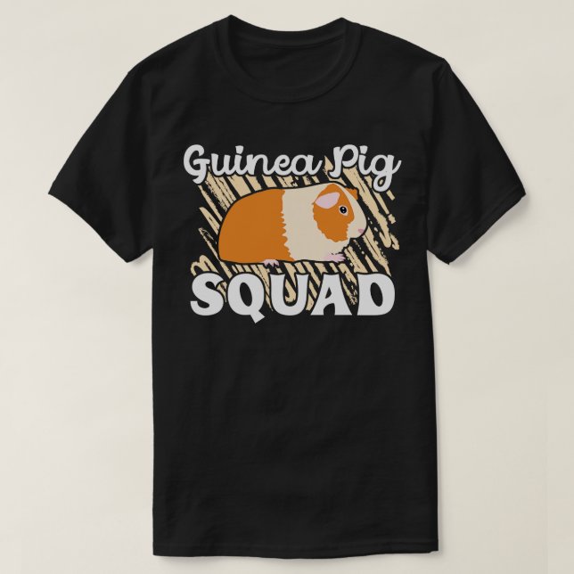 Guinea Pig Squad T-Shirt (Design Front)