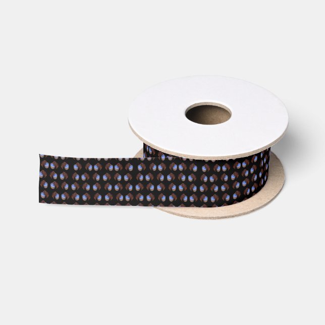 Guinea Pig Standing Drinking, Satin Ribbon (Spool)