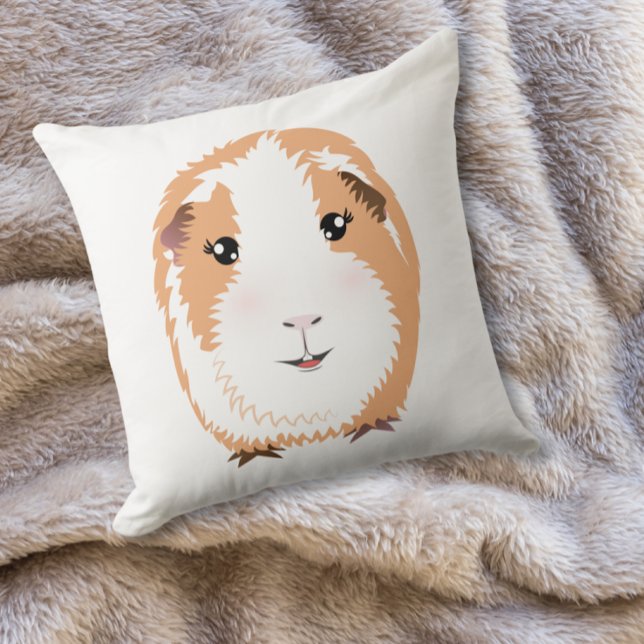 Guinea Pig Throw Pillow (Creator Uploaded)