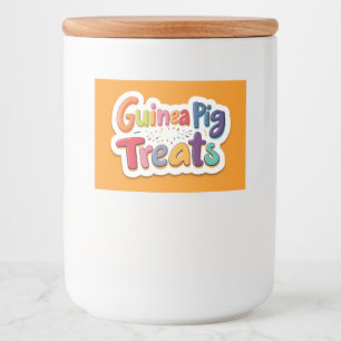 Guinea pig treats food label