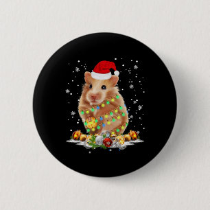 Guinea Pig Tree Christmas Xmas Animal Gifts 6 Cm Round Badge