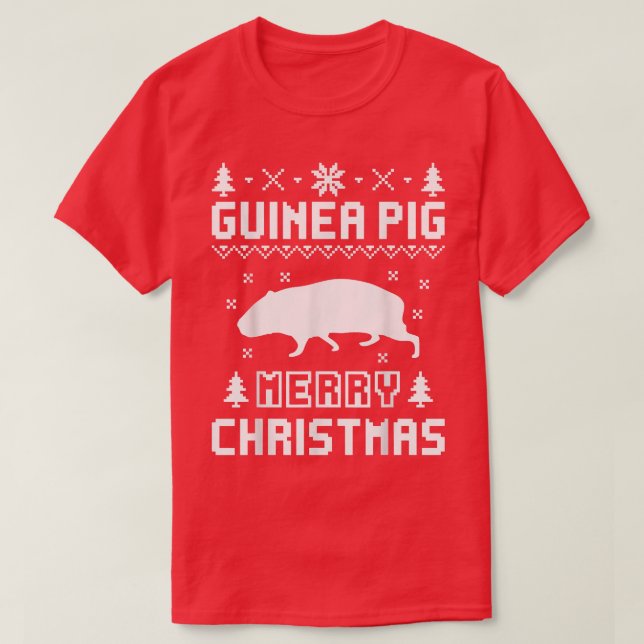 Guinea Pig Ugly Christmas Sweater  (Design Front)