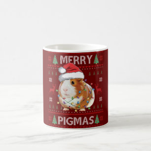 Guinea Pig Ugly Christmas Sweater Merry Pigmas Coffee Mug
