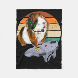 Guinea Pig Video Game Wildlife Animal Gift Guinea Fleece Blanket