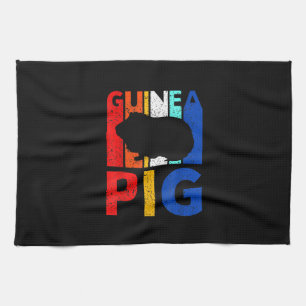Guinea Pig - Vintage I Love My Guinea Pig Tea Towel