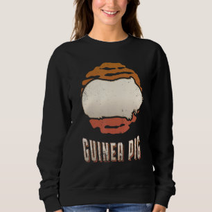 Guinea Pig Vintage Retro Classic Animal Sunset Sweatshirt