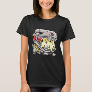 Guinea Pig Wearing Rex Dinosaur Golden Or A Syrian T-Shirt