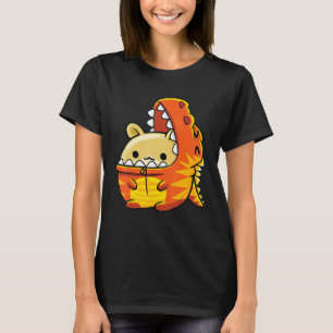 Guinea Pig Wearing Rex Dinosaur Golden Or A Syrian T-Shirt